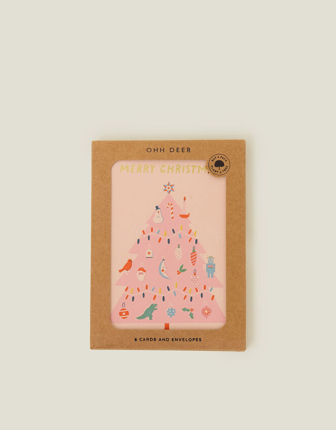 Ohh Deer 6-Pack Tree Christmas Cards, , large