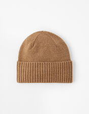 Brooklyn Soft Knit Beanie, Camel (CAMEL), large