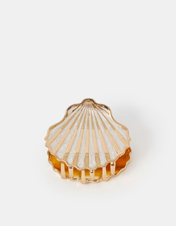 Metal Resin Shell Claw Clip, , large