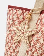 Diamond Crochet Shopper Bag, , large