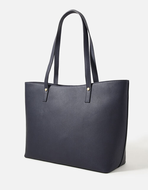 Toni Tote Bag with Pouch, Blue (NAVY), large