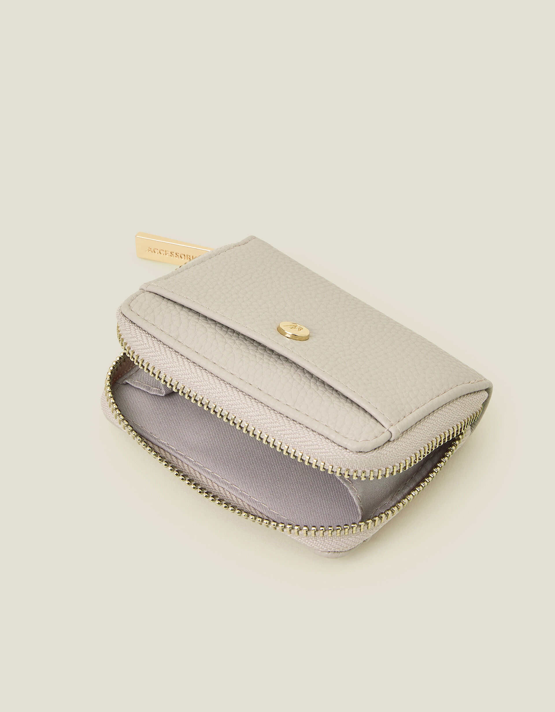 Mini Faux Leather Purse Cream Purses Cardholders Accessorize ROI