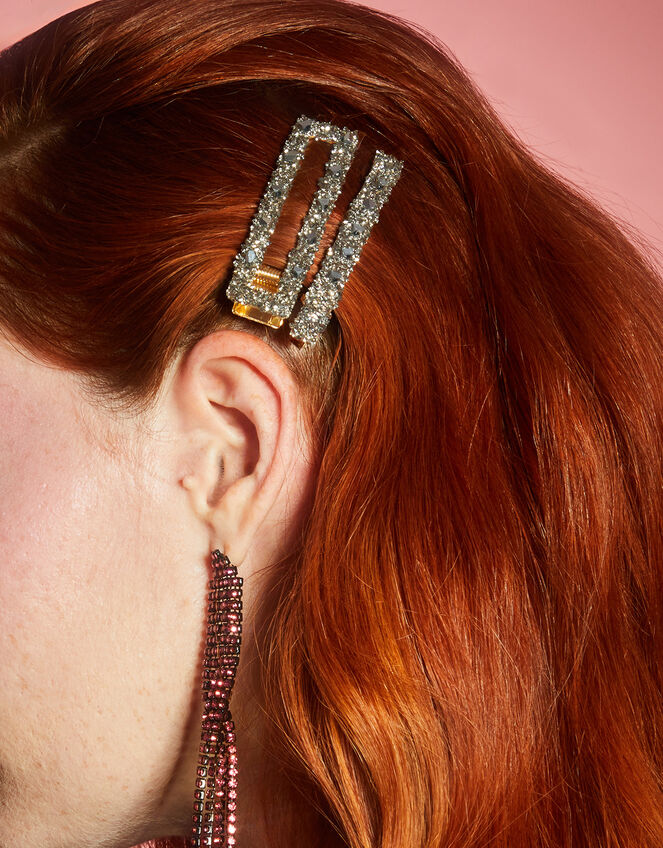 Sparkle Hair Clips Set of Two, , large
