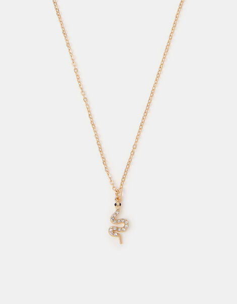 Snake Pendant Necklace, , large