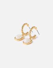 Country Retreat Twist Stone Earrings , Pink (PINK), large