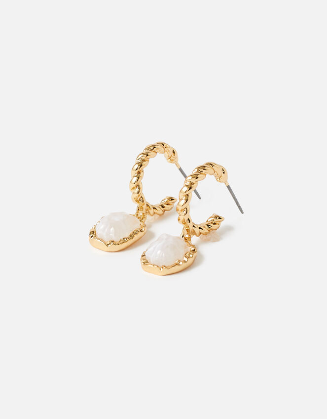Country Retreat Twist Stone Earrings , Pink (PINK), large