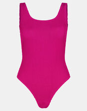 Crinkle Swimsuit, Pink (PINK), large