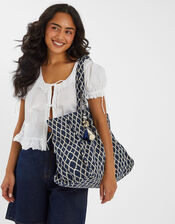 Geometric Tote Bag, , large