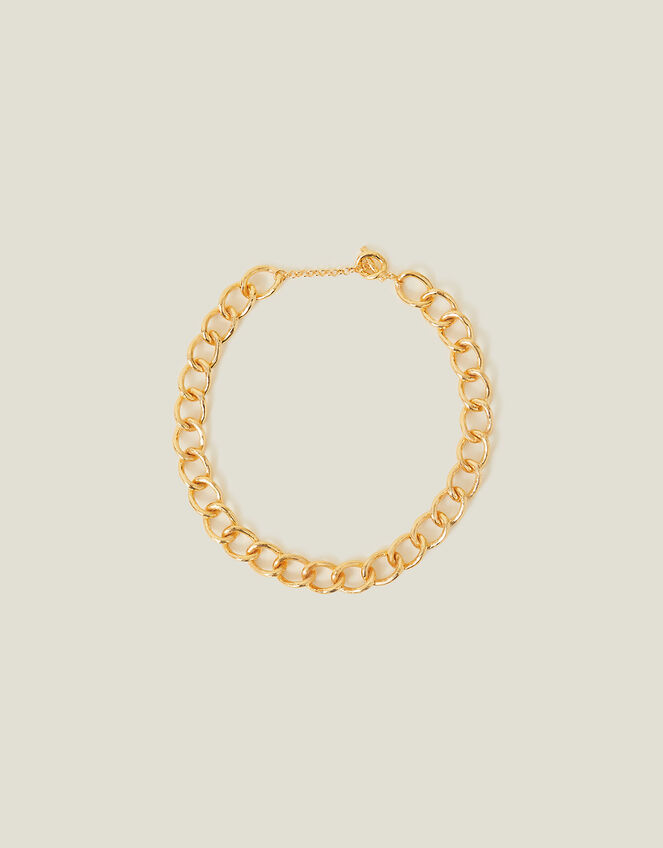 14ct Gold-Plated Chunky Chain Necklace, , large