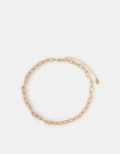 Link Chain Necklace, Gold (GOLD), large