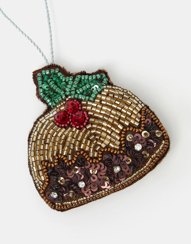 Pudding Christmas Tree Decoration, , large