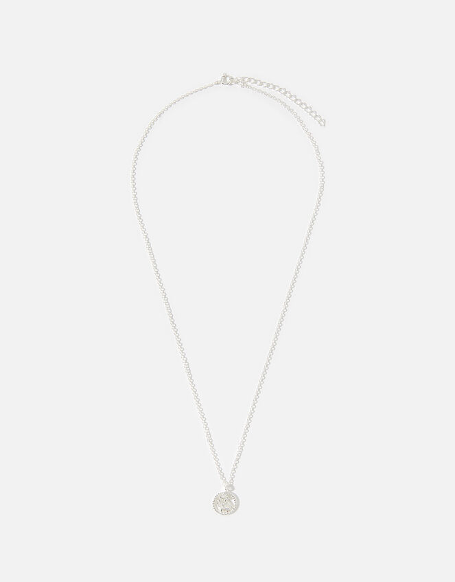 Sterling Silver St. Christopher Necklace, , large