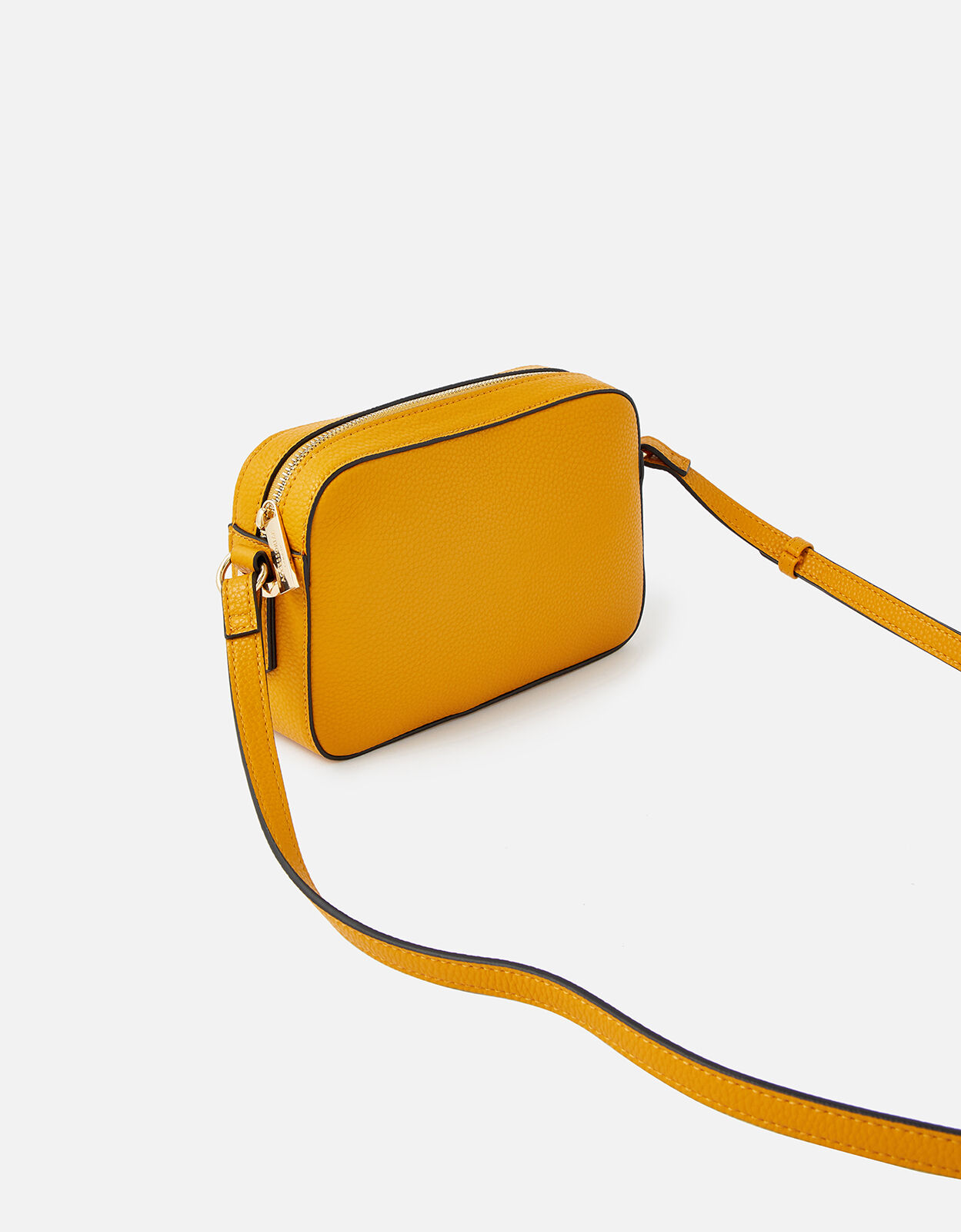 Piper Camera Croc Cross Body Bag Yellow
