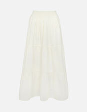 Tiered Beach Skirt, Ivory (IVORY), large