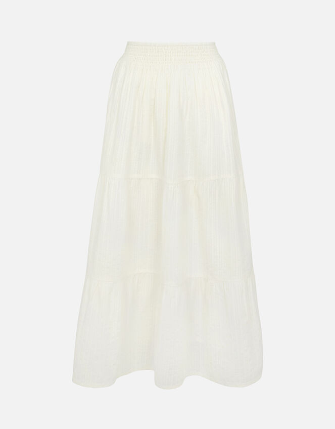 Tiered Beach Skirt, Ivory (IVORY), large