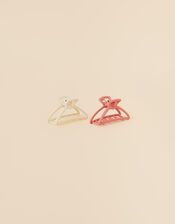 Mini Retro Claw Clips Set of Two, , large