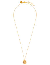Gold-Plated Opal Zodiac Necklace - Libra, , large
