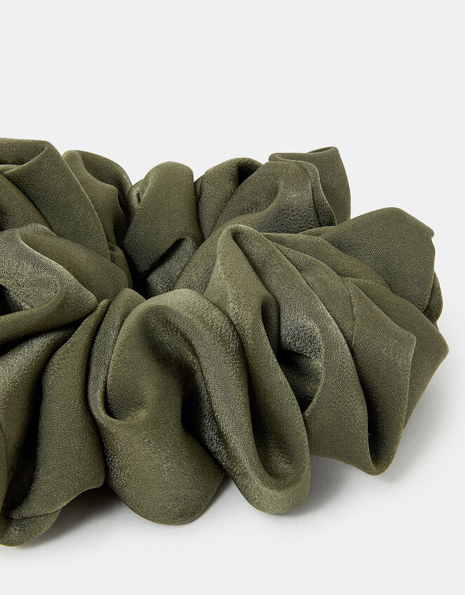 Oversized Satin Hair Scrunchie, , large