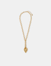 Ridge Pendant Lariat Necklace, , large