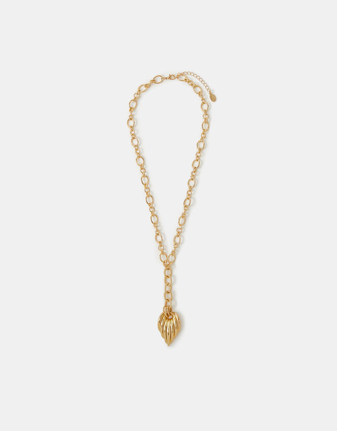 Ridge Pendant Lariat Necklace, , large