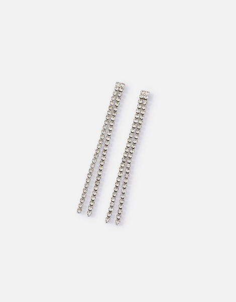 Crystal Cupchain Slinky Drop Earrings, , large