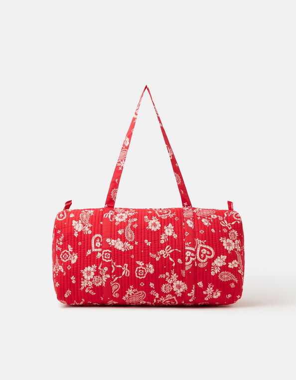 Paisley Floral Weekender Bag, , large