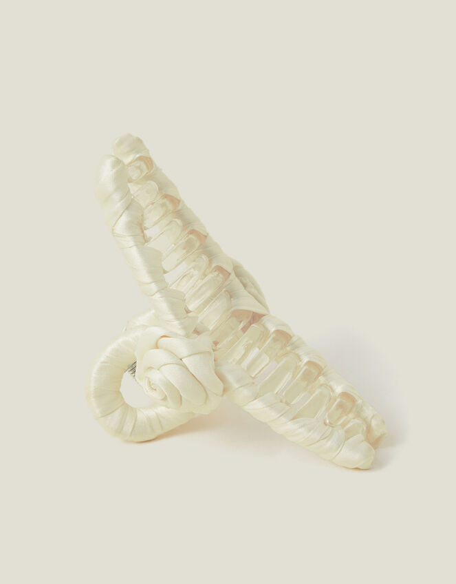 Corsage Wrapped Claw Clip, , large