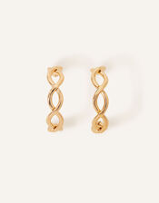 Crossover Hoop Earrings , , large