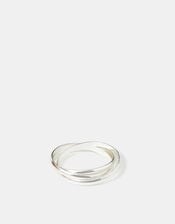 Sterling Silver Russian Band Ring, Silver (SILVER), large