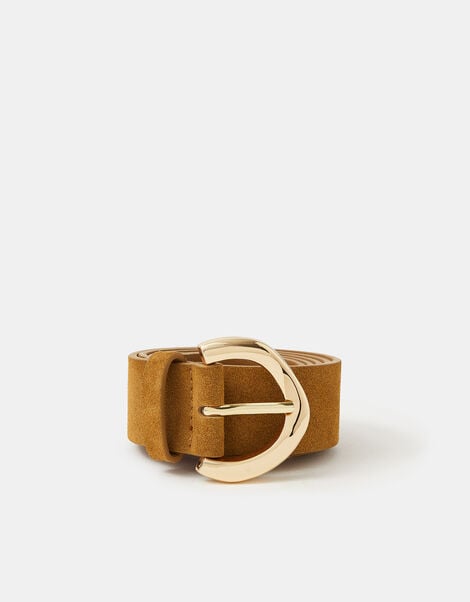 Suede Belt, Tan (TAN), large