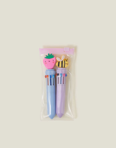 2-Pack Girls Mini Multi Colour Pens, , large