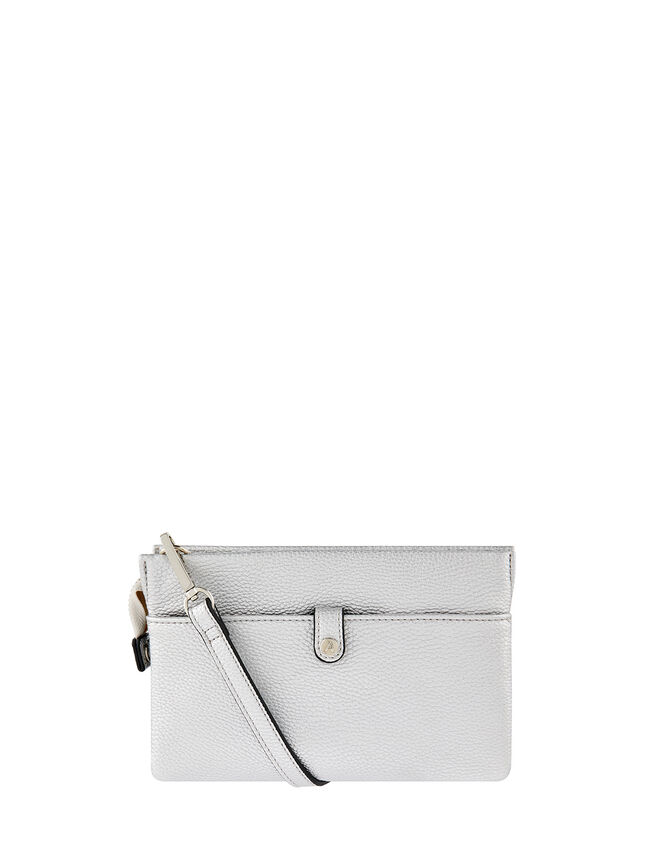 Kerry Cross-Body Bag, Silver (SILVER), large