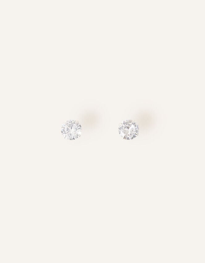Sterling Silver Blind Stud Earrings, , large