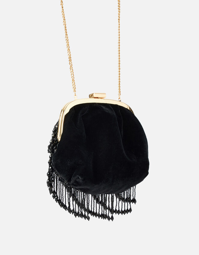 Tiana Tassel Frame Bag, , large