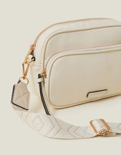 Dina Double Zip Crossbody Bag, , large