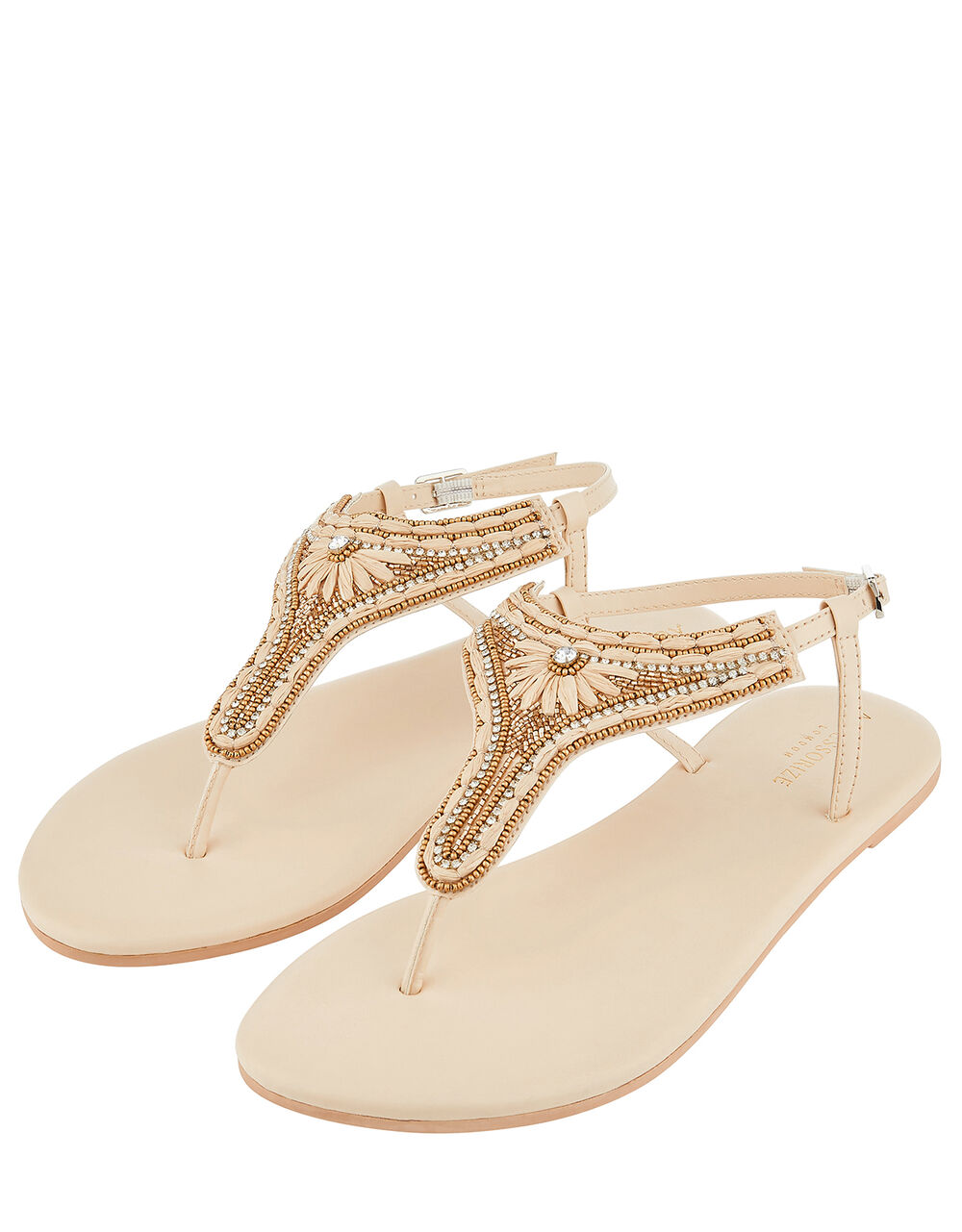 accessorize tan sandals