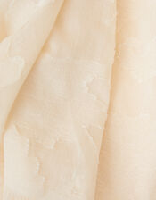 Burnout Lightweight Scarf, Cream (CREAM), large