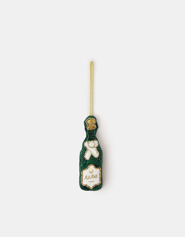 Champagne Bottle Christmas Tree Decoration, , large