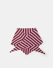 Accessorize x Good Manners Stripe Knitted Triangle Scarf, , large