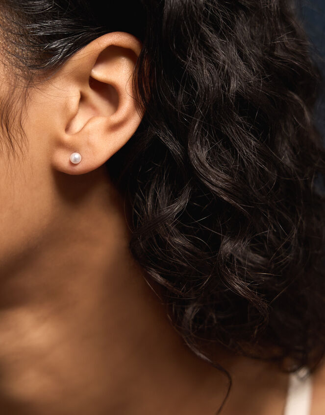 3-Pack Shell Stud Earrings, , large