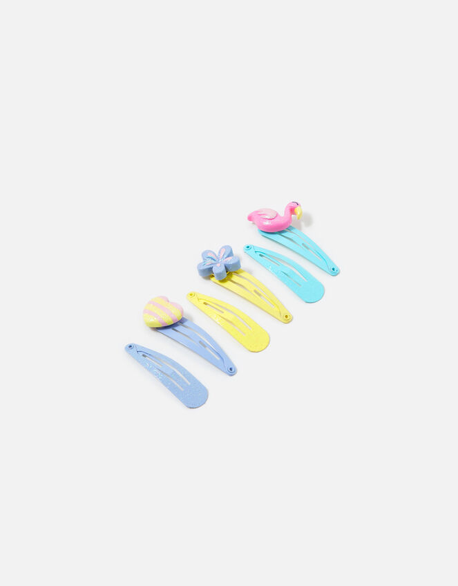 Girls Flamingo Hair Clip Multipack Girls hair clips Accessorize UK