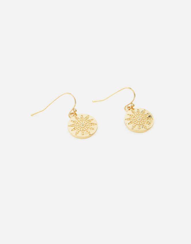 Star Coin Short Drop Earrings, , large