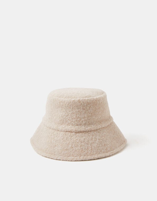 Faux Shearling Bucket Hat, , large