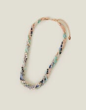 Pretty Twist Beaded Necklace, , large