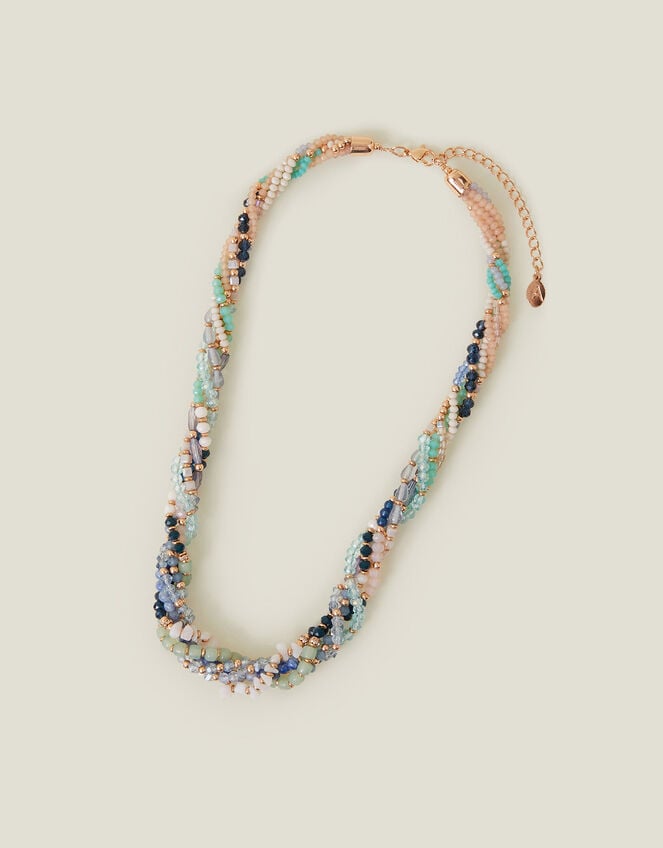 Pretty Twist Beaded Necklace, , large