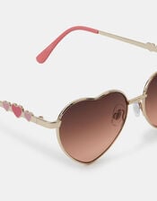 Girls Heart Metal Sunglasses, , large