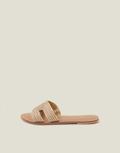 Bella Beaded Sliders, Gold (GOLD), large
