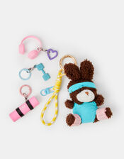 Gym Bunny Bag Charm, , large
