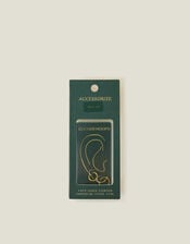 14ct Gold Plated Surgical Steel Clicker Hoops, , large