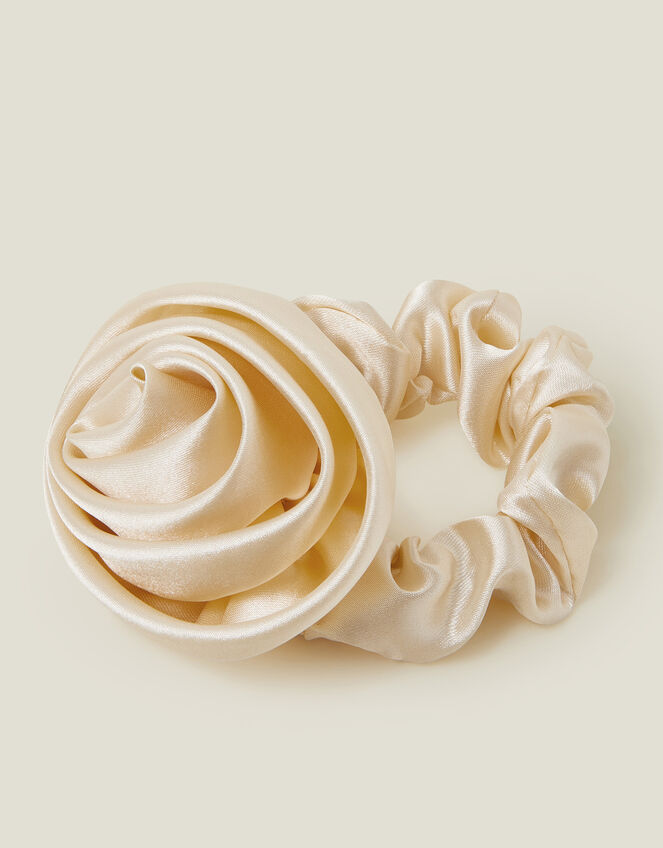 Corsage Satin Hair Scrunchie, , large